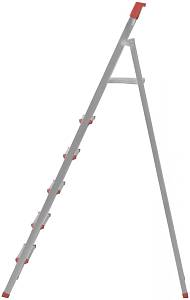 Лестница-стремянка стальная, 6 ступеней, вес 7,65 кг FIT