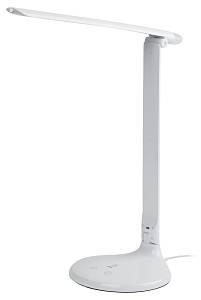 Настольный светильник ЭРА NLED-482-10W-W светодиодный с ночником белый