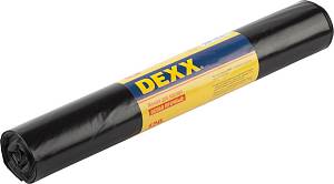 DEXX 120 л, 10 шт, черные, мусорные мешки (39151-120)